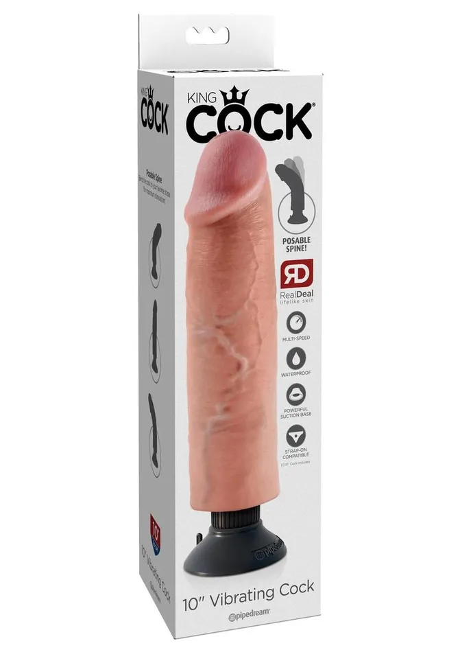 King Cock Female Sex Toys King Cock Vibrating Realistic Dildo Waterproof King Cock Female Sex Toys King Cock Vibrating Realistic Dildo Waterproof