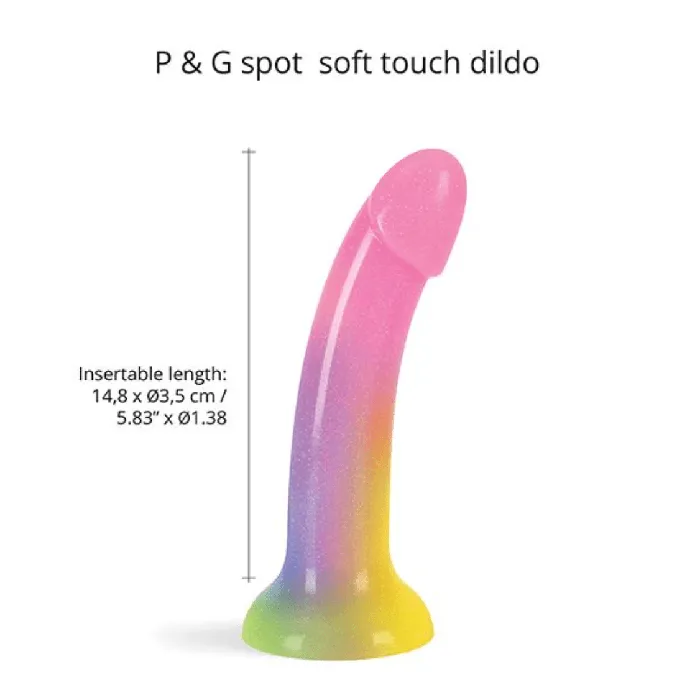 Dildos Love to Love Dildolls Stargazer Gradient Rainbow Dildo