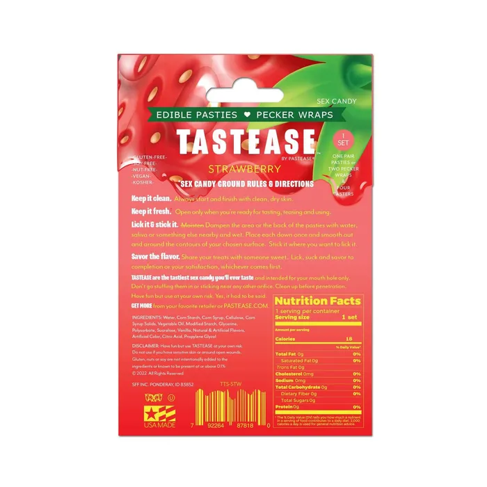 Pastease Male Sex Toys Indulge in Sweet Sensations with Tastease Edible Pasties and Pecker Wraps