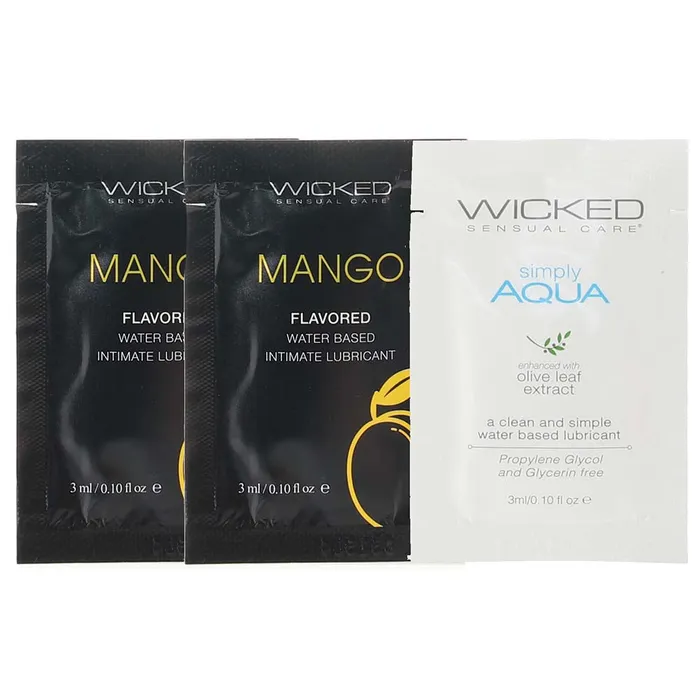 Wicked Sensual Care Vibrators Teasers Fresh Fruit Lube Sampler Wicked Sensual Care Vibrators Teasers Fresh Fruit Lube Sampler