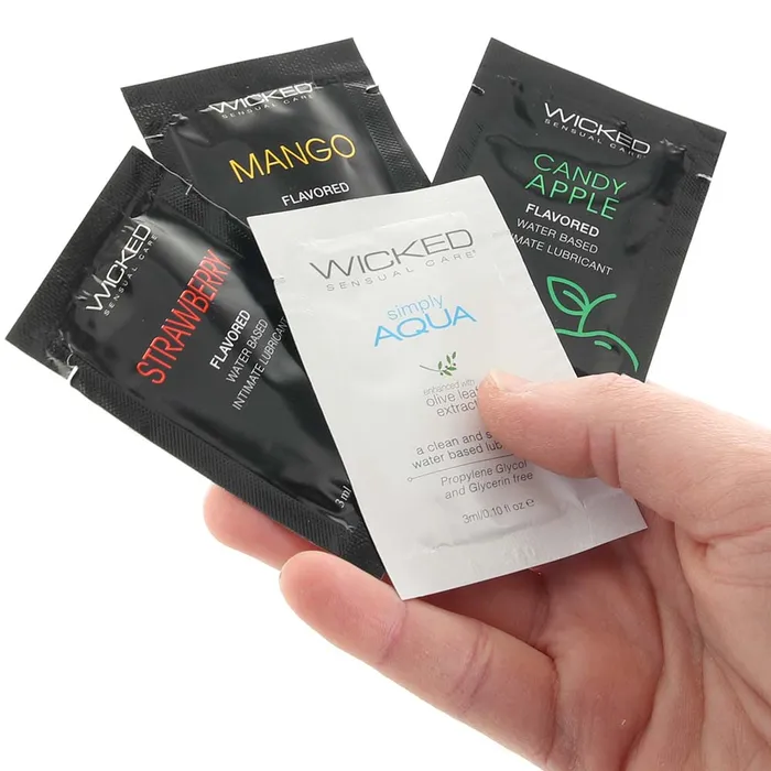 Wicked Sensual Care Vibrators Teasers Fresh Fruit Lube Sampler Wicked Sensual Care Vibrators Teasers Fresh Fruit Lube Sampler