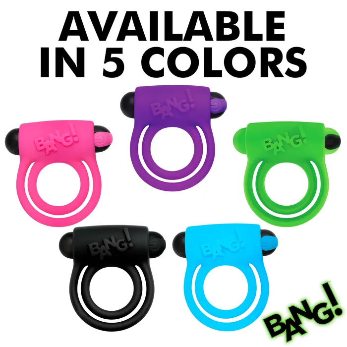 Glowinthedark Vibrating Cock Ring XR Brands Male Sex Toys