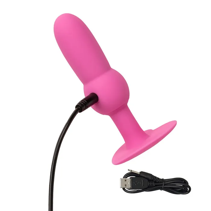 California Exotics Anal First Time Vibrating Beaded Anal Probe With Heart Base