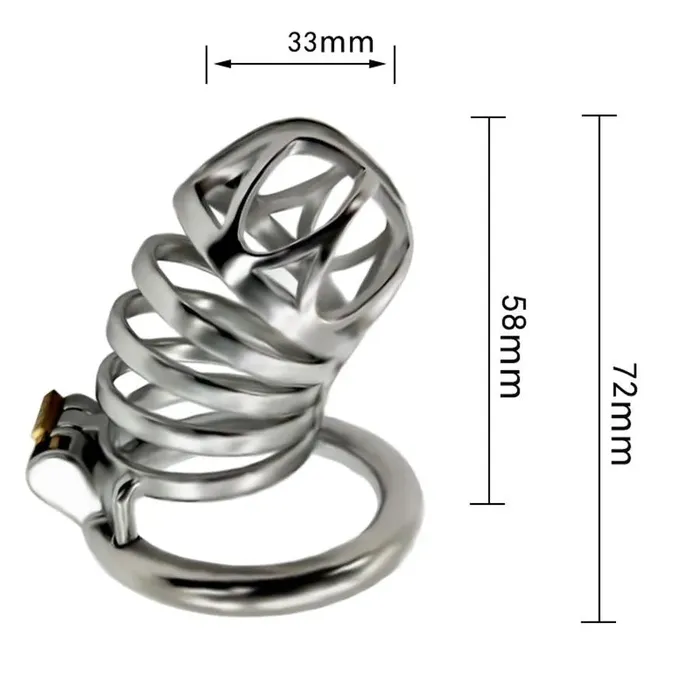 Male Sex Toys Xinghaoya 72mm Steel Male Penis Chastity Device Male Sex Toys Xinghaoya 72mm Steel Male Penis Chastity Device