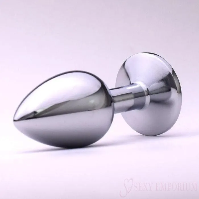 Anal Jewel Princess Sexy Emporium Jewelled Metal Beginner Butt Plug 3 Inch Jade
