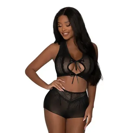 Anal Magic Silk Magic Silk Modern Romance Halter Tap Panty Black LXL Anal Magic Silk Magic Silk Modern Romance Halter Tap Panty Black LXL