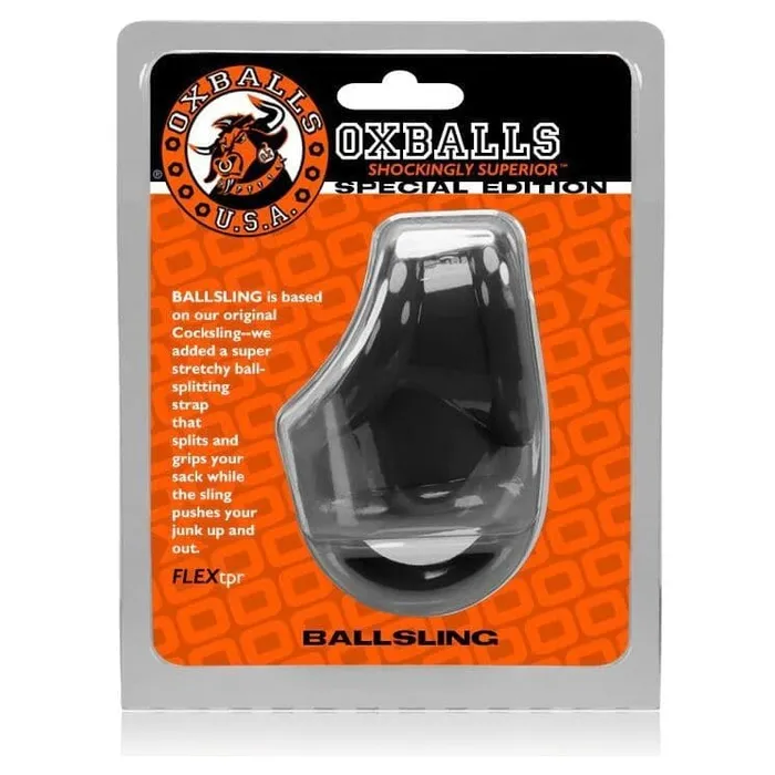 Anal Oxballs Oxballs Ballsling BallSplitSling Black