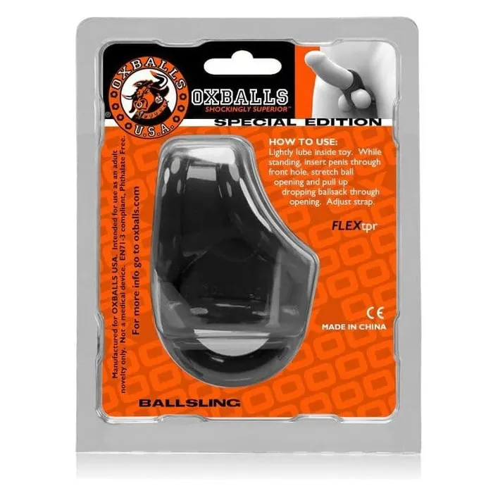 Anal Oxballs Oxballs Ballsling BallSplitSling Black