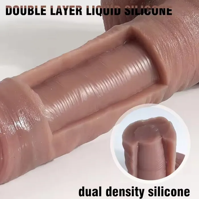 Domlust Realistic Dildos Butt Plug 10 inch Life Size Male Penis Silicone Anal Dildo Female Sex Toy Anal