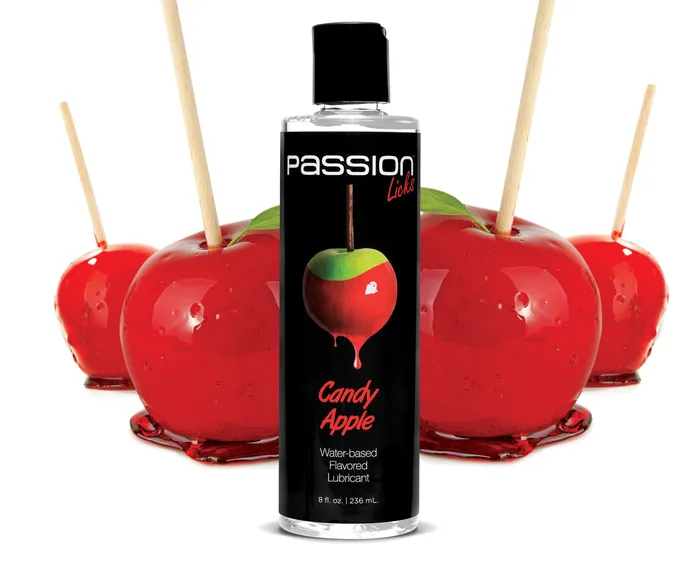XR Brands Passion Lubricant Lubricants Passion Licks Candy Apple Water Based Flavored Lubricant 8 Fl Oz 236 ml XR Brands Passion Lubricant Lubricants Passion Licks Candy Apple Water Based Flavored Lubricant 8 Fl Oz 236 ml