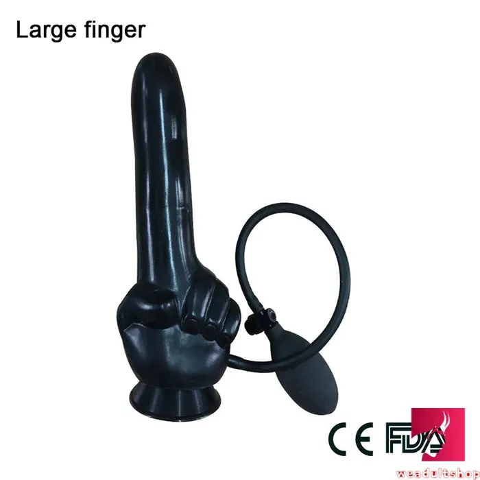 1082in Finger Style Inflatable Dildo Lesbain Anal Love Sex Toy Weadultshop Male Sex Toys