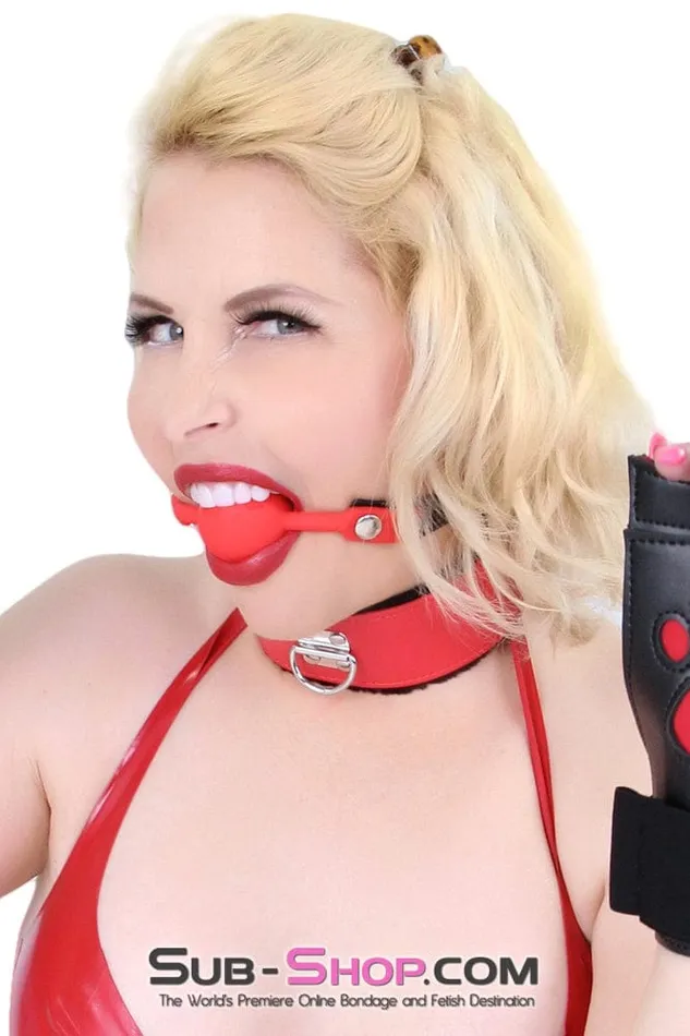3481LT Beginners Riveted Rubber Ballgag Red Ball Idea Male Sex Toys