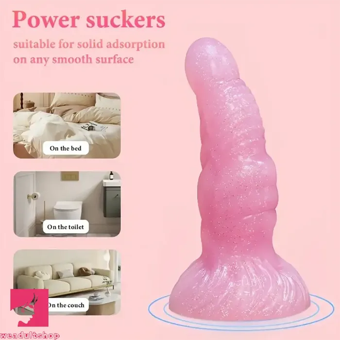 728in Confetti Silicone Soft G Spot Anal Dildo For Anal Sex Using Love Weadultshop Anal