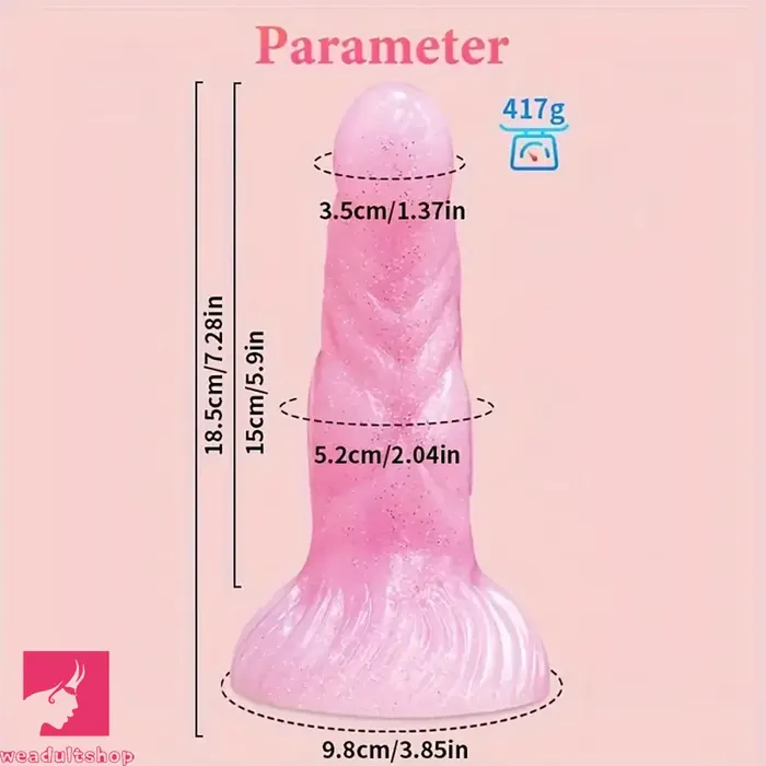 728in Confetti Silicone Soft G Spot Anal Dildo For Anal Sex Using Love Weadultshop Anal