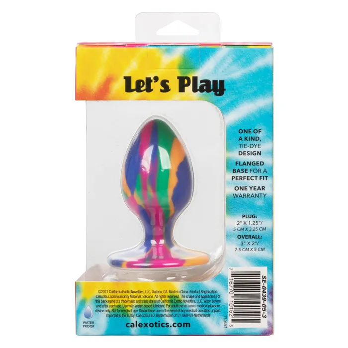 Cheeky Medium TieDye Plug CalExotics Anal