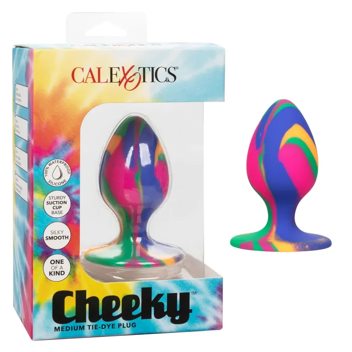 Cheeky Medium TieDye Plug CalExotics Anal