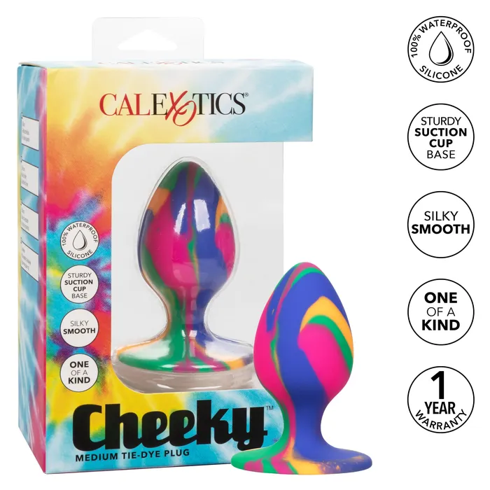 Cheeky Medium TieDye Plug CalExotics Anal