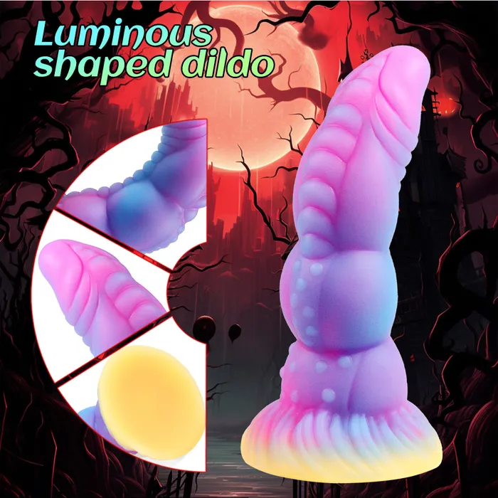  Dildos Anime Lesbian Dildo Colorful Light Up Fantasy