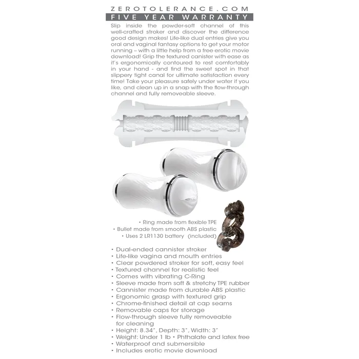 Evolved Novelties Dildos Double Dip Clear