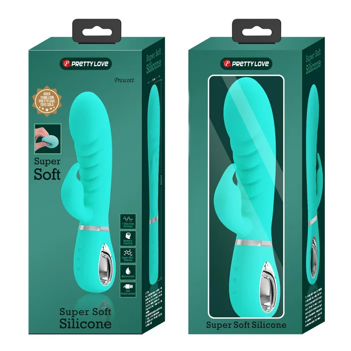 Female Sex Toys Prescott Super Soft Rabbit Silicone Vibrator Vibrator Teal Pretty Love Female Sex Toys Prescott Super Soft Rabbit Silicone Vibrator Vibrator Teal Pretty Love