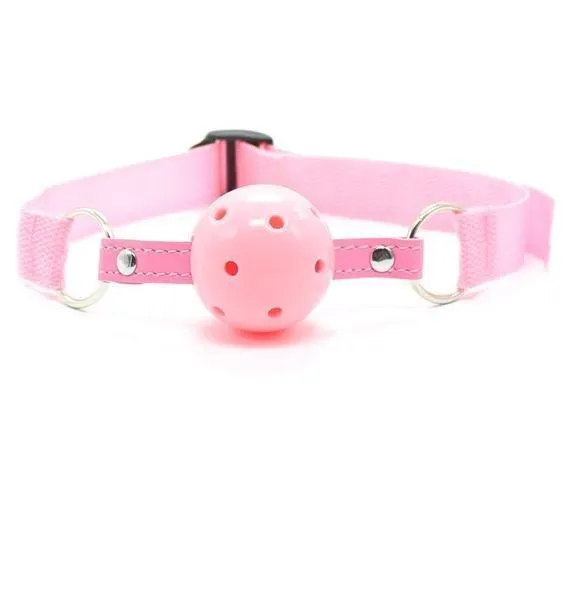 Idea Vibrators 2407DLSIS Pretty Sissy Princess Pink Beginners Professional Dominatrix Fantasy Breather Drool Gag