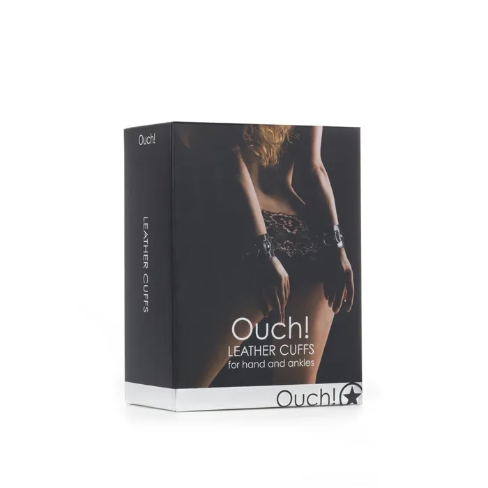 Leather Cuffs for Hands and Ankles Black Shots Restraints Leather Cuffs for Hands and Ankles Black Shots Restraints