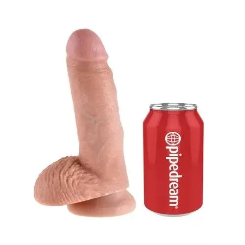 Pipedream Dildos King Cock 7Inch Cock With Balls Flesh Pipedream Dildos King Cock 7Inch Cock With Balls Flesh