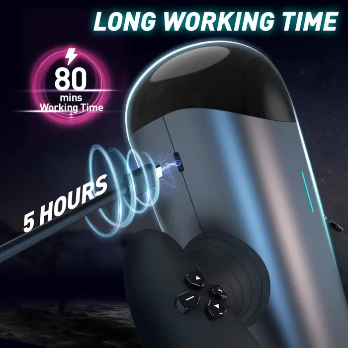 lurevibe Male Sex Toys Gamer Stroker Sex Toy for Men 10 Speed Frequencies 10 Distance Modes