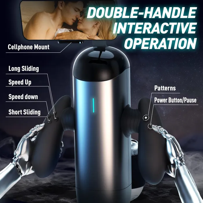 lurevibe Male Sex Toys Gamer Stroker Sex Toy for Men 10 Speed Frequencies 10 Distance Modes