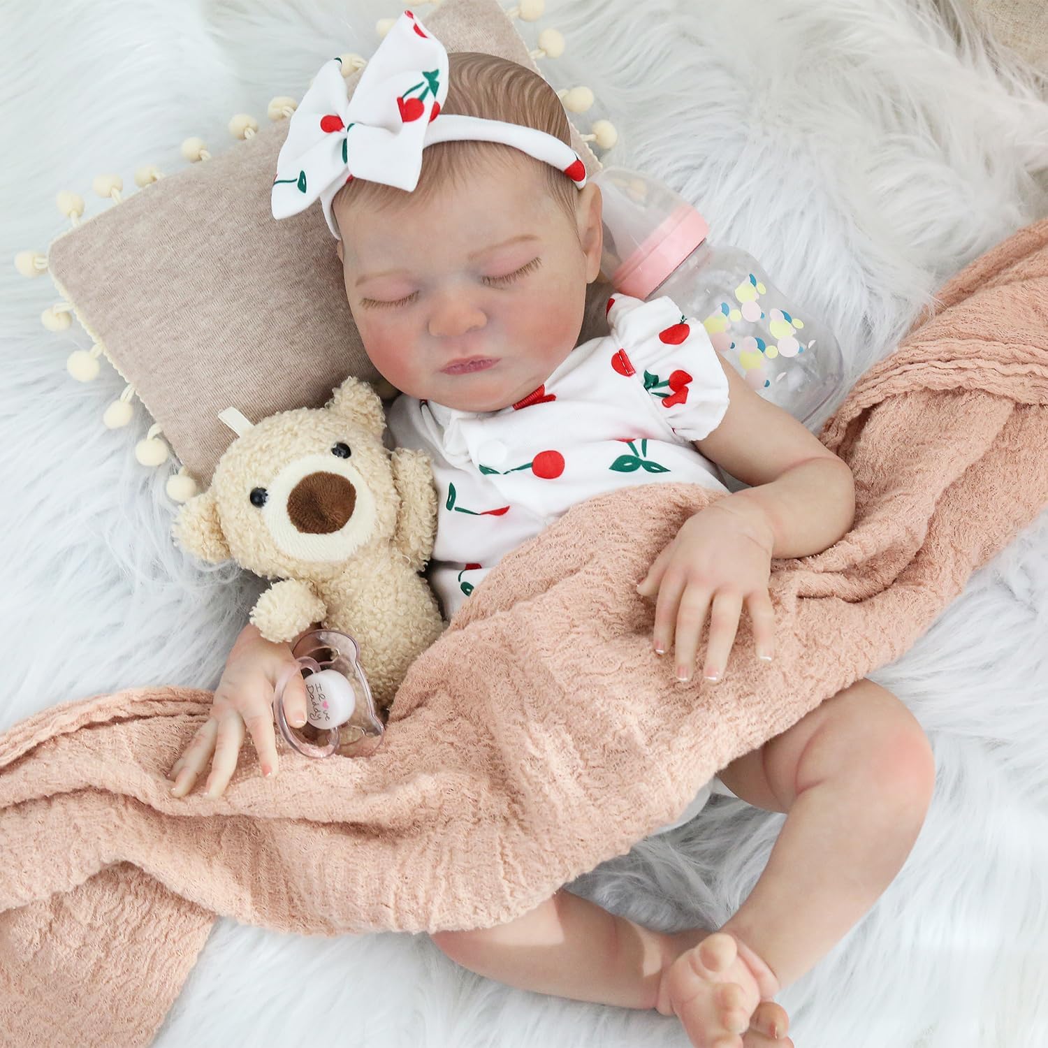 20 Inch Lifelike Reborn Baby Doll with Gift Box J4754