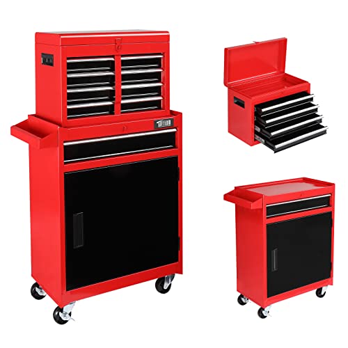 5-Drawer Rolling Tool Chest with Lockable Wheels I992