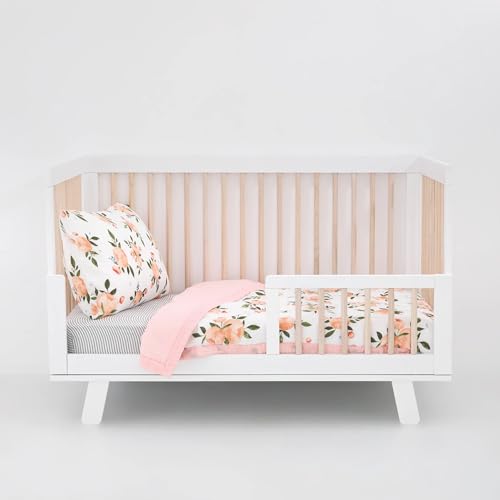 Cotton Muslin 3-Piece Toddler Bedding Set with Comforter, Crib Sheet, Envelope Pillowcase R685493