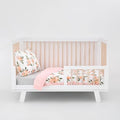 Cotton Muslin 3-Piece Toddler Bedding Set with Comforter, Crib Sheet, Envelope Pillowcase R685493