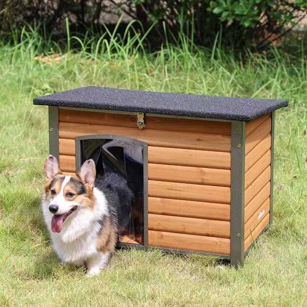Wooden Dog Crates House with Iron Frame V813