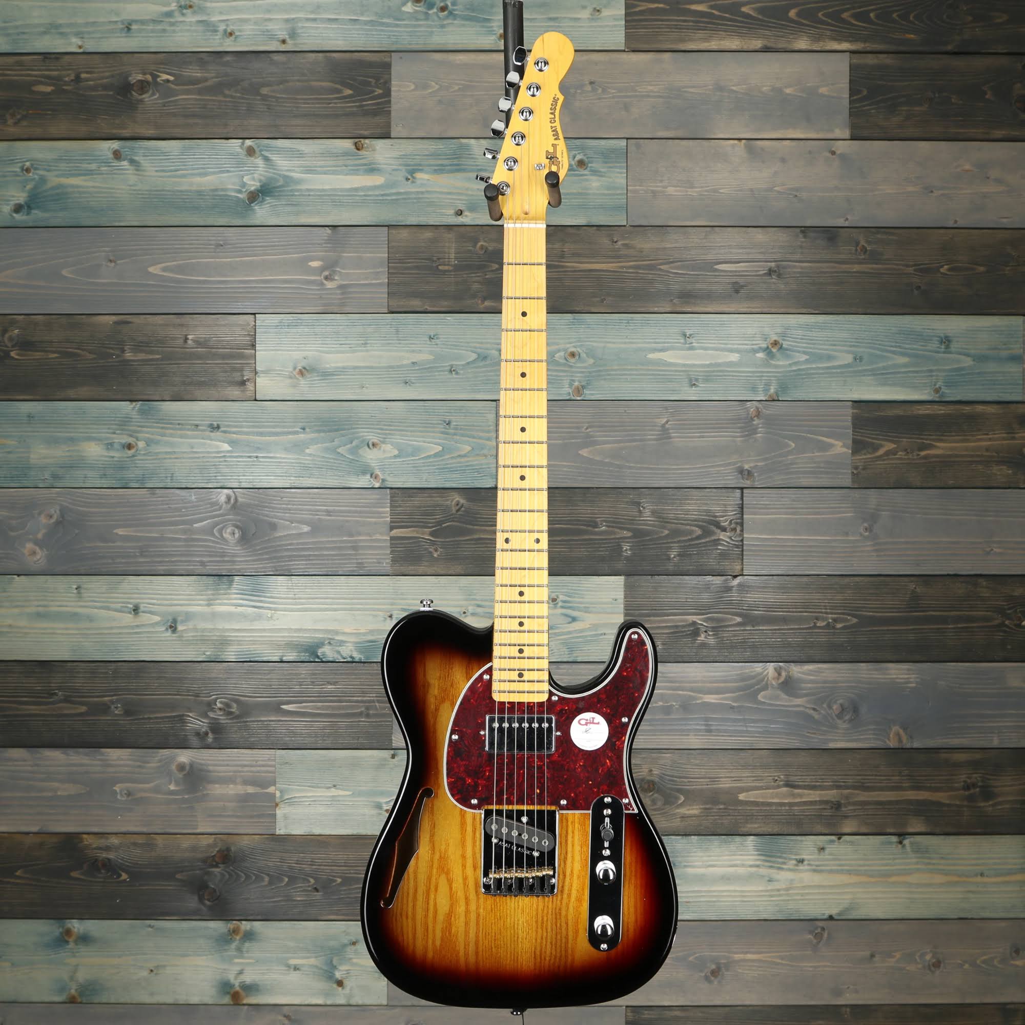 3-Tone Sunburst Semi-Hollow Electric Guitar R129913
