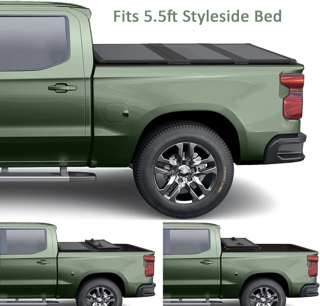 Hard Tri-Fold Truck Bed Tonneau Cover for 5.5ft Bed L96542