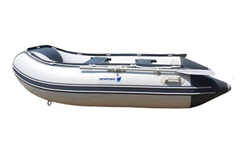 12ft 6in Inflatable Dinghy Boat Tender White Gray C55634
