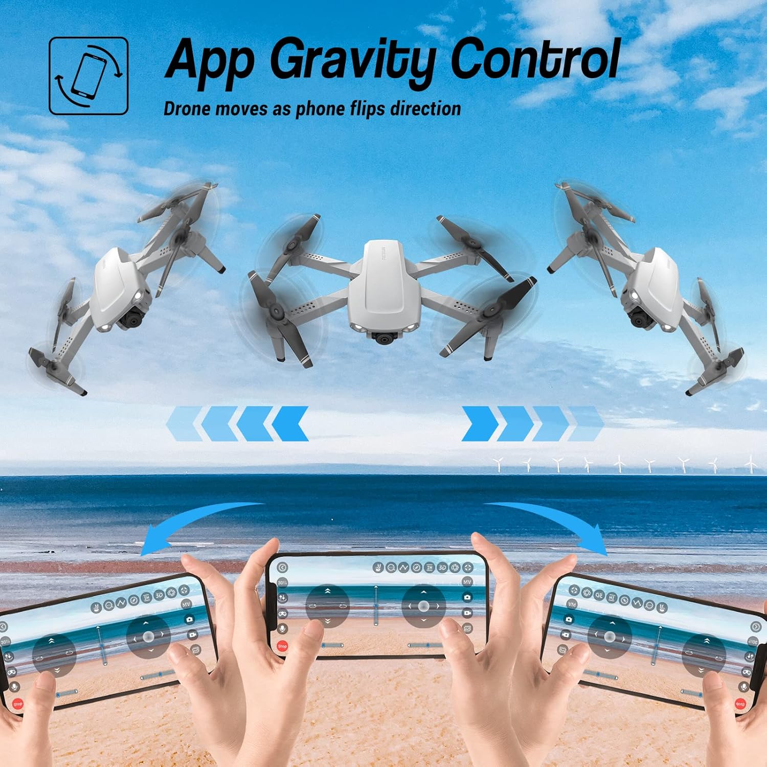 HD 1080P FPV Foldable RC Quadcopter Drone with Camera F969