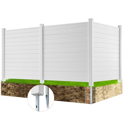 50" W x 50" H 2-Panel Vinyl Privacy Fence I824
