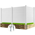 50" W x 50" H 2-Panel Vinyl Privacy Fence I824