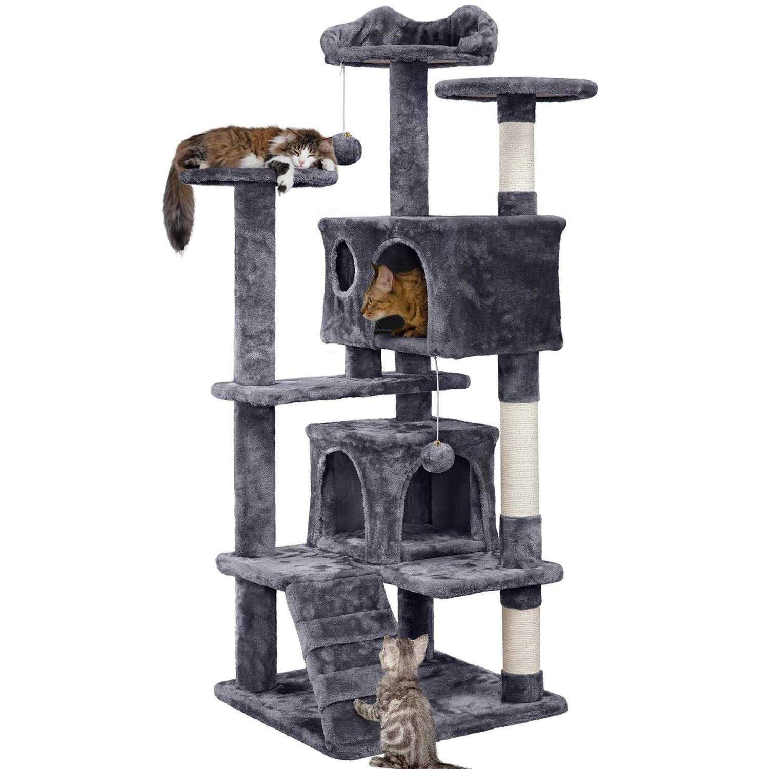 54in Cat Tree Tower Condo Furniture Scratch Post C248