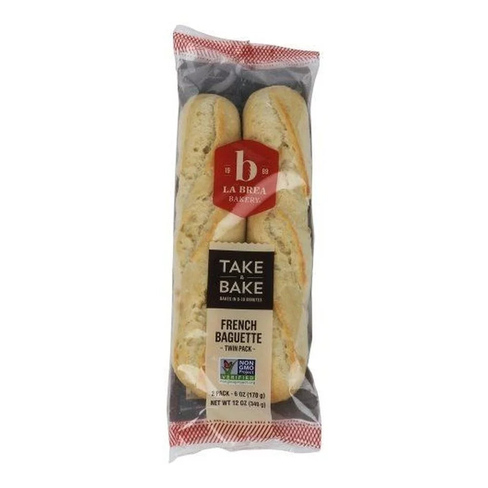 Twin Pack Baguette Bread, 12 Ounce X40244