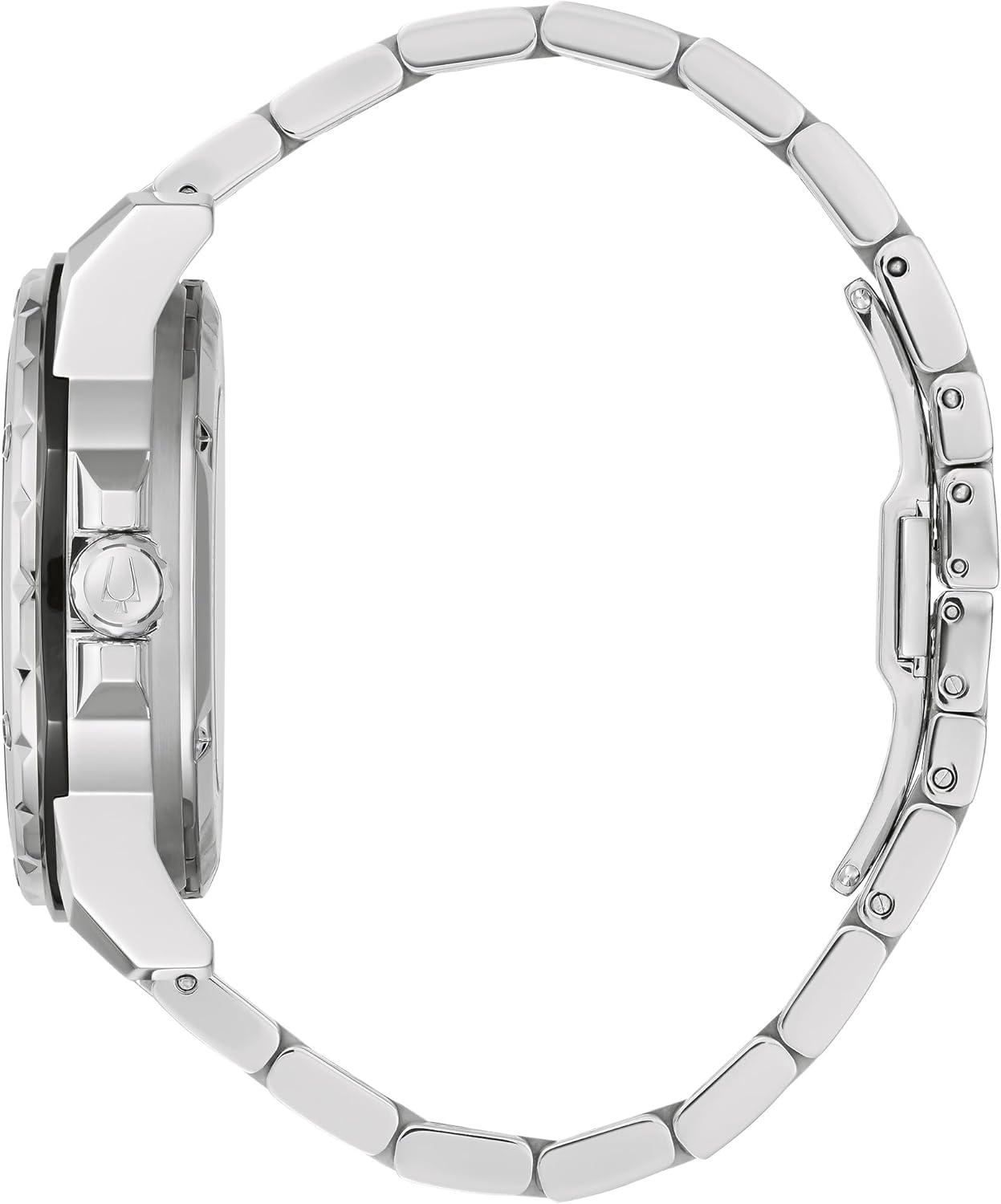 Men's Automatic Stainless Steel Watch with Blue Sunray Dial I433
