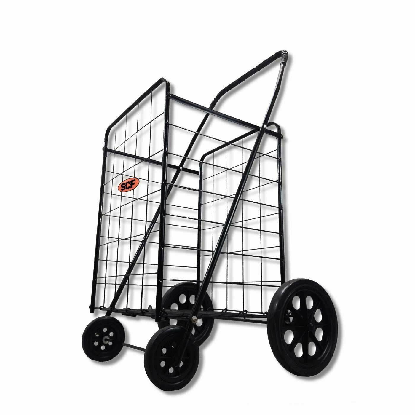 Extra Large Heavy Duty Folding Shopping Grocery Storage Cart Q648