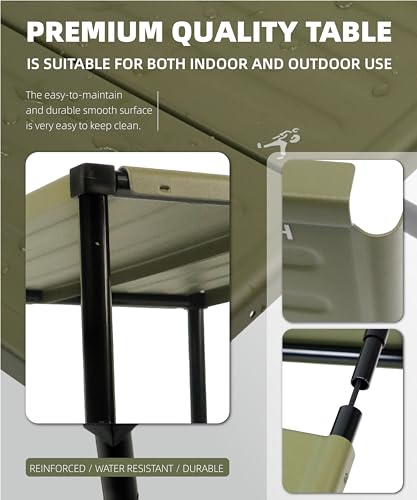Ultralight Aluminum Folding Camping Table with Carry Bag Z53512