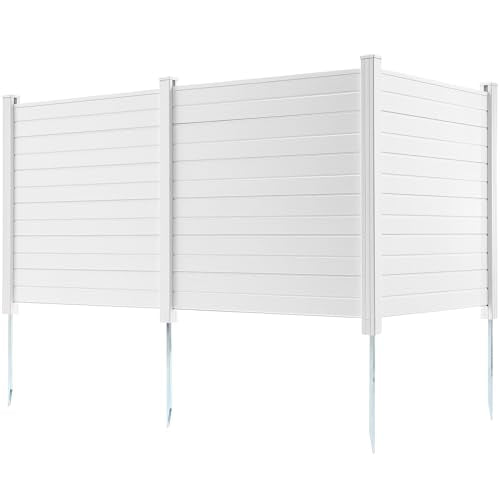 50" W x 50" H 2-Panel Vinyl Privacy Fence I824