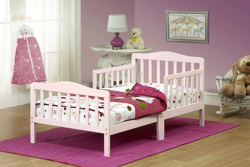 Solid Wood Toddler Bed (Natural) Z411