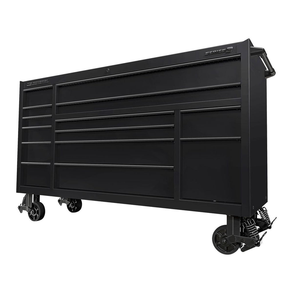 72 in. x 22 in. Triple-Bank Roll Cab, Slate Gray W680232