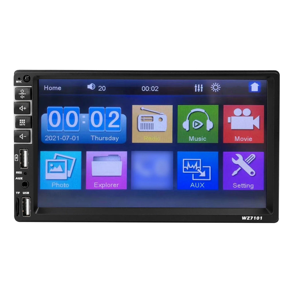 Single Din 7 Inch LCD Touchscreen Car Stereo MP5 Player with BT X574796