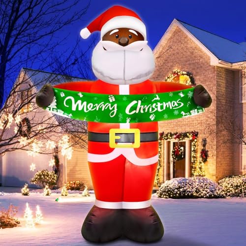 13FT Giant Dinosaur Christmas Inflatable Decorations with Built-in LED Lights D5032